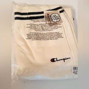 NWT Champion Reverse Weave Pant, Off White Fleece, Joggers, Sweatpants, XL